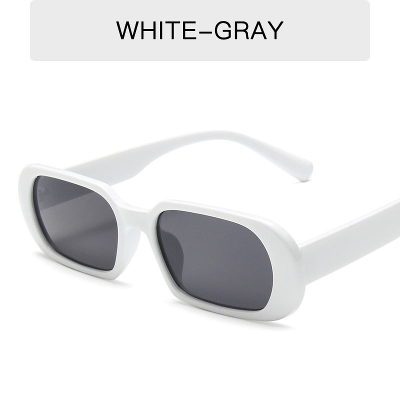 Retro Small Frame Sunglasses Female Candy Color