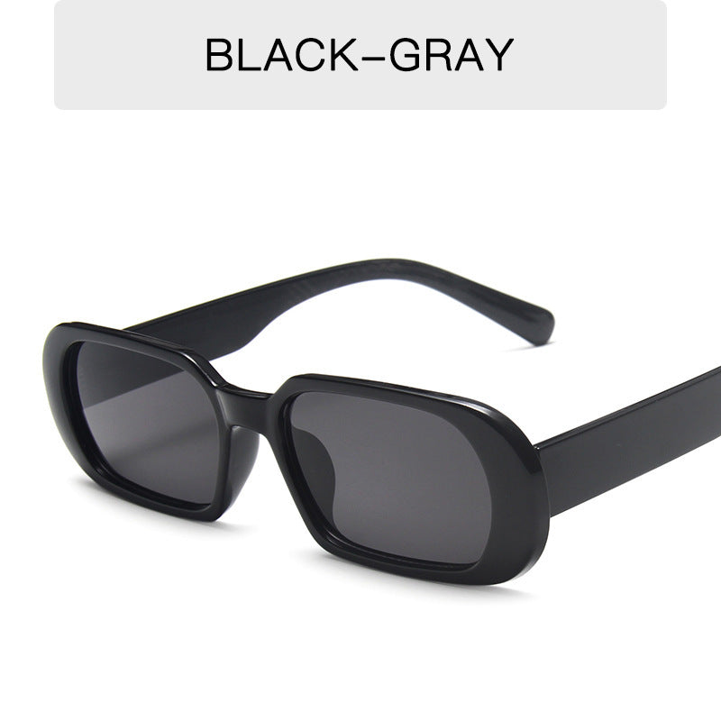 Retro Small Frame Sunglasses Female Candy Color