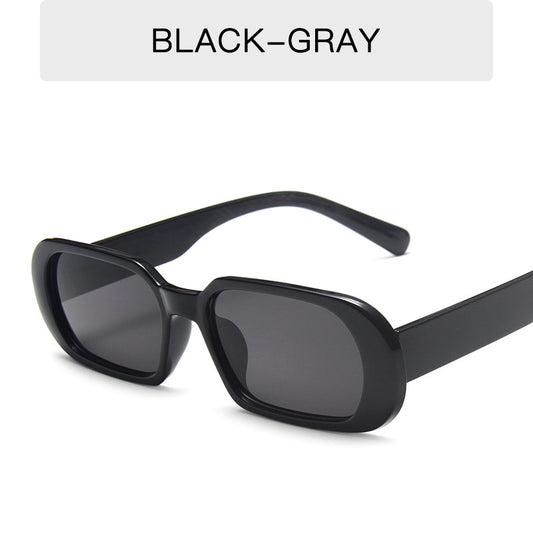 Retro Small Frame Sunglasses Female Candy Color