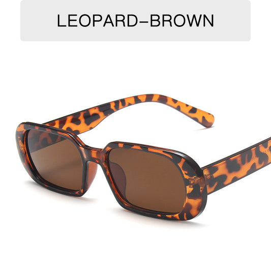 Retro Small Frame Sunglasses Female Candy Color