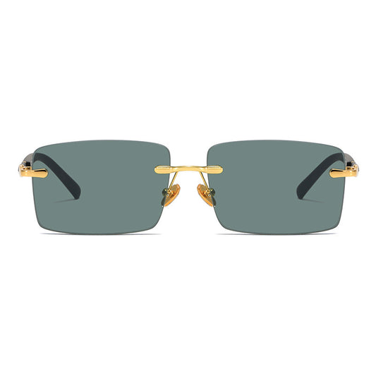 Rimless Crystal Sunglasses For Men