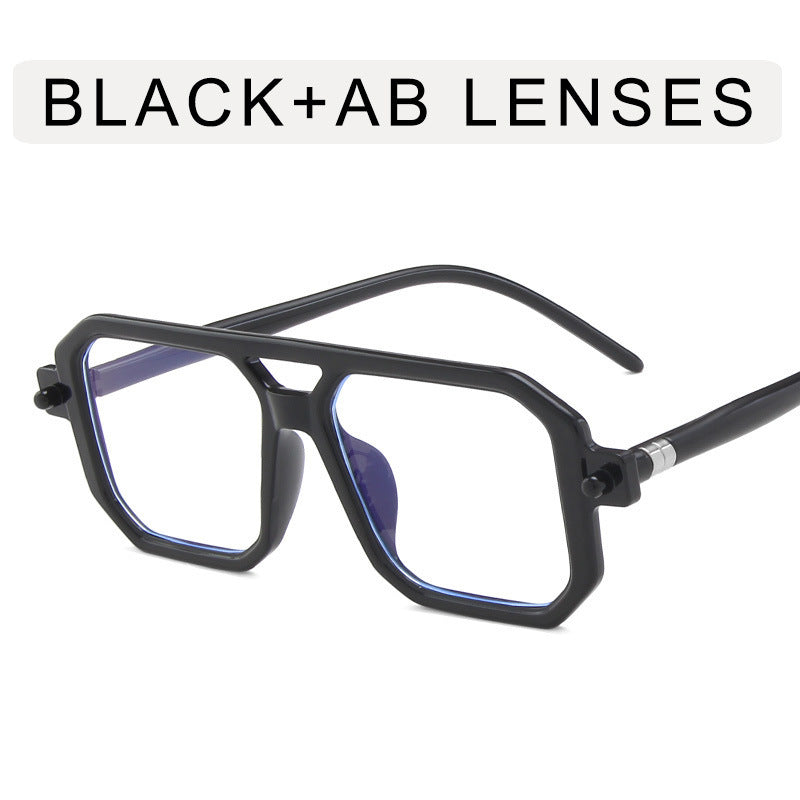 Fashionable Double-beam Polygonal Sunglasses For Men And Women