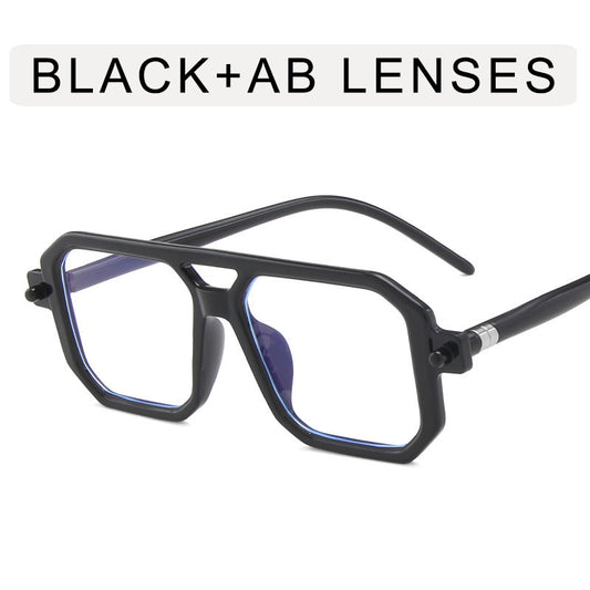 Fashionable Double-beam Polygonal Sunglasses For Men And Women