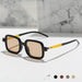 Retro Artistic Square Sunglasses Women